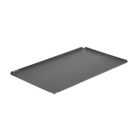   Tálca - 4 peremmel, HENDI, GN 1/1, Fekete, 530x325x(H)10mm, Téglalap alakú