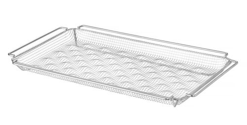 Sült burgonyasütő kosár, hullámos CONVECTOMAT FRY, HENDI, GN 1/1, 530x325x(H)40mm