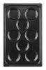 Tálca tapadásmentes bevonattal, CONVECTOMAT EGGPLATE, HENDI, GN 1/1, Fekete, 530x325x(H)26mm