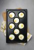 Tálca tapadásmentes bevonattal, CONVECTOMAT EGGPLATE, HENDI, GN 1/1, Fekete, 530x325x(H)26mm