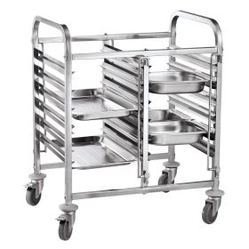   Dupla soros mobilkocsik - 12 x GN 1/1, HENDI, 810x610x(H)960mm