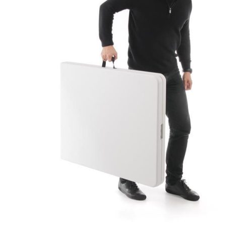 Büfé asztal összehajtható, AmerBox, max. terhelés 150 kg., 1520x700x(H)740mm