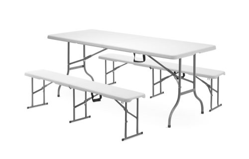 Büfé asztal összehajtható, AmerBox, max. terhelés 150 kg., 1520x700x(H)740mm