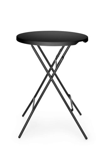 Bar asztal, AmerBox, max. terhelés 80 kg., Fehér, ⌀800x(H)1100mm