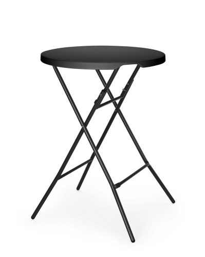 Bar asztal, AmerBox, max. terhelés 80 kg., Fehér, ⌀800x(H)1100mm