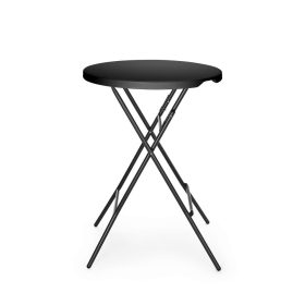 Bar asztal, AmerBox, Fekete, ⌀800x(H)1100mm, Kerek