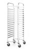 Használt edényes kocsi , HENDI, Kitchen Line, Ezüst, 470x620x(H)1735mm