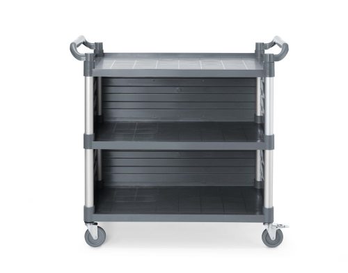 3 polcos polipropilén szervizkocsi, nagy, AmerBox, 1010x500x(H)960mm