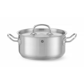   Alacsony lábas - fedéllel, HENDI, Kitchen Line, 2,9L, ⌀200x(H)95mm