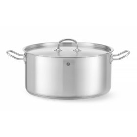   Alacsony lábas - fedéllel, HENDI, Kitchen Line, 11,9L, ⌀320x(H)150mm