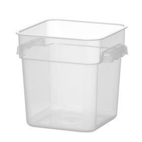   Ételkonténer mércés jelzéssel, HENDI, 3,8L, 190x190x(H)180mm