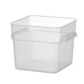   Ételkonténer mércés jelzéssel, HENDI, 5,7L, 235x235x(H)180mm
