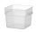 Ételkonténer mércés jelzéssel, HENDI, 5,7L, 235x235x(H)180mm