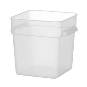   Ételkonténer mércés jelzéssel, HENDI, 7,6L, 235x235x(H)230mm