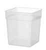 Ételkonténer mércés jelzéssel, HENDI, 17,2L, 290x290x(H)320mm
