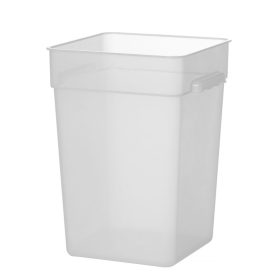   Ételkonténer mércés jelzéssel, HENDI, 20,8L, 290x290x(H)400mm