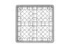 Mosogatókosár poharaknak, HENDI, 9 rekesz, 500x500x(H)104mm