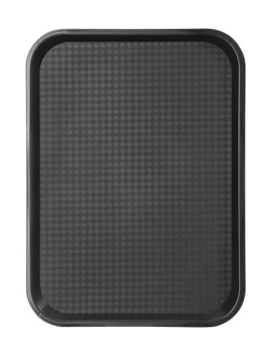 Gyorséttermi tálca közepes, AmerBox, Fekete, 305x415x(H)20mm