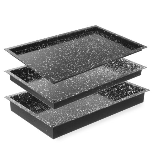 Tálca CONVECTOMAT CLASSIC GN 1/1, HENDI, GN 1/1, Fekete, 530x325x(H)20mm