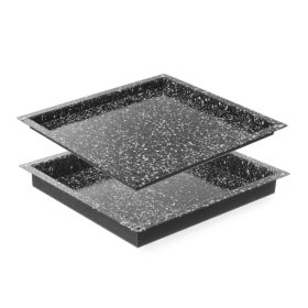   Tálca CONVECTOMAT CLASSIC GN 2/3, HENDI, GN 2/3, Fekete, 354x325x(H)20mm