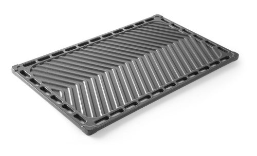 Öntöttvas grill tálca, HENDI, GN 1/1, 325x530mm