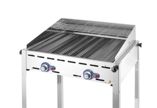 Öntöttvas grill-rost tálca, HENDI, GN 1/1, 325x530mm