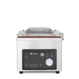   Vákuumkamra csomagológép, HENDI, Profi Line, tömítő szalag 260 mm, 230V/370W, 330x480x(H)360mm