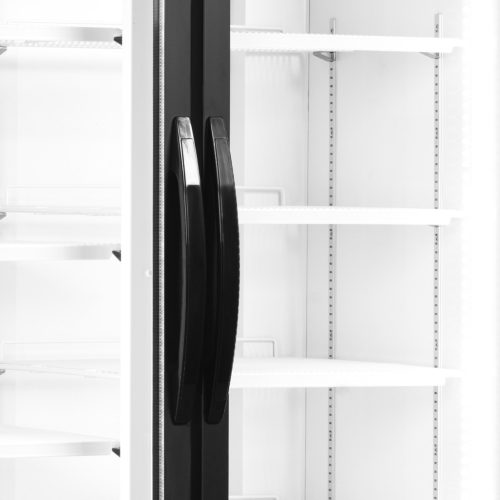 FSC1000H2-door display cooler with canopy