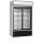 FSC1200S2-door display cooler with canopy