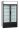 FSC1950H2-door display cooler with canopy