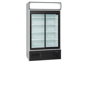 FSC1950S2-door display cooler with canopy