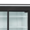 FSC1950S2-door display cooler with canopy