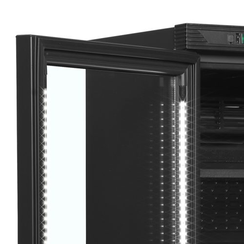 CEV425 BLACK L/HBottle Cooler, Left Hinged