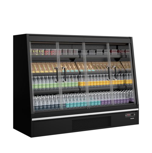 Galaxy+ GPL20FGD BlackSupermarket Multideck Cooler