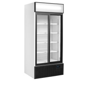 FSC891S2-door display cooler with canopy