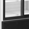 FSC891S2-door display cooler with canopy