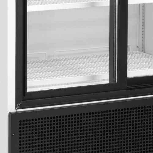 FSC891S2-door display cooler with canopy