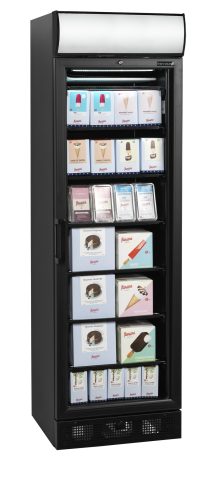 UFSC371GCP BlackBlack Display Freezer
