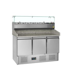 PT1365 + GVC33-140Pizza Table incl. Topping Unit