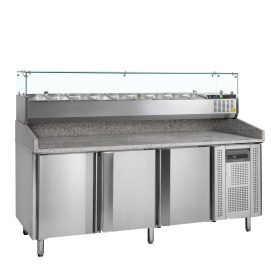 PT1300 + GVC38-200Pizza Table incl. Topping Unit