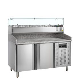 PT1200 + GVC38-150Pizza Table incl. Topping Unit